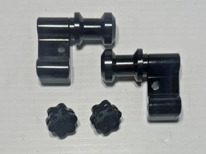 HONDA GROM BILLET SWINGARM STAND STOPPER SPOOLS, Black, SASM GROM-1-BK - Picture 1 of 4