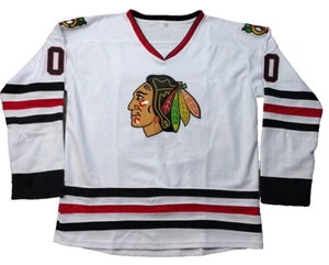 Chicago Blackhawks Hockey Jersey White Size XXL Number 00 Griswold Christmas Vac - Picture 1 of 12
