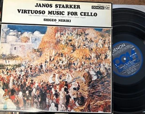 JANOS STARKER Virtuoso music for cello SHIGEO NERIKI / DENON - Foto 1 di 1