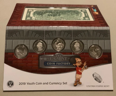 2019 Youth Coin and Currency Set Cover