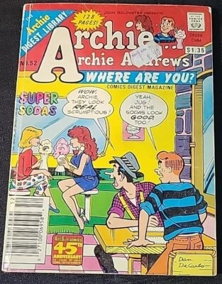The Archie Digest Library Archie Andrews Where are You? NO.52  06958  - Image 1 of 4