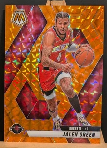2024-25 Panini Mosaic Orange Prizm Jalen Green Houston Rockets /249 - Bild 1 von 2