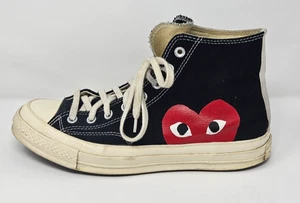 Zapatilla deportiva negra Converse Chuck Taylor All Star x Comme des Garcons CDG para hombre EE. UU. 9 - Imagen 1 de 8