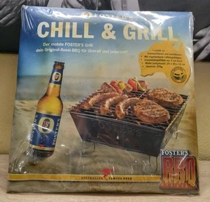 Foster's Bier mobiler Grill zusammenklappbar Unbenutzt - Bild 1 von 2
