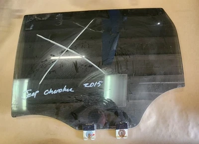 2014-2023 Jeep Cherokee Rear Right Door Window Glass OEM 68104622AC  FACTORY TNT - Image 1 of 3