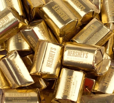 HERSHEY'S NUGGETS MILK CHOCOLATE ALMOND, IN POUNDS BAG BULK (PICK YOUR BAG NOW)! - Image 1 of 4