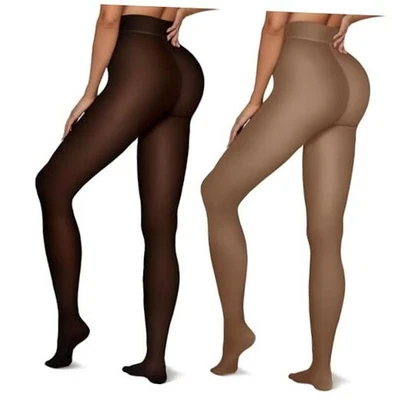  2 pares de café transparente negro grande X grande + café piel transparente 220 g polar delgado Foto 1 de 4