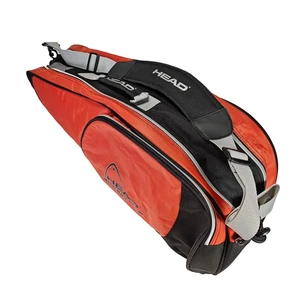 Orange HEAD INTELLIGENCE Combi Bag Multi Tennis Racquet Large Carrying Storage - Picture 1 of 16