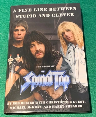 Spinal Tap A Fine Line Between Stupid & Clever Rob Reiner SIGNED 1st/1st HC DJ - Image 1 of 4