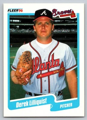1990 Fleer #588 Derek Lilliquist - Image 1 of 2