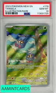 2023 POKEMON MEW EN-151 TANGELA #178 ILLUSTRATION RARE PSA 10 - Picture 1 of 3