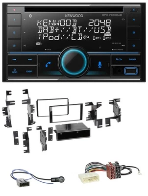 Kenwood CD 2DIN DAB USB MP3 Bluetooth Autoradio für Nissan Versa Tiida C11 2007- - Bild 1 von 4