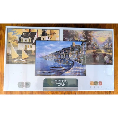 Rompecabezas Ciudad Griega 52cm x 38cm 300 Piezas Edades 14+ Nuevo En Caja Precintado Foto 1 de 4