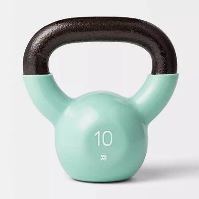 ALL IN MOTION 10 LBS. KETTLEBELL - AQUA - Image 1 of 2