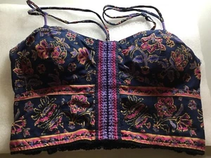 American Eagle Outfitters S/P Stretches Double Spaghetti Straps Eye Hook Closure - Picture 1 of 15