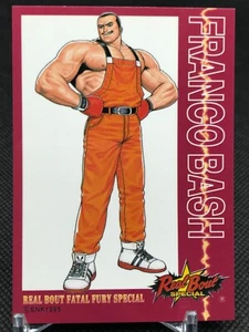Franco Bash Real Bout Special SNK Sammelkarten Spiel selten Made in JAPAN 1996 - Bild 1 von 12