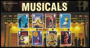 GB Musicals SG3145-3152 2011 paquete de presentación de estampillas como nuevas 452 - Imagen 1 de 2