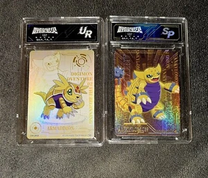 Card Fun Digimon Adventure 2 The Beginning Premium Card Armadimon UR DM-UR18 + 1 - Picture 1 of 3