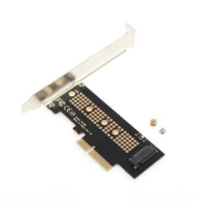 M2 NVMe to PCI 4.0 Adapter with up to 64Gbps fits X4 and X16 Slot Desktop PC - Image 1 of 4