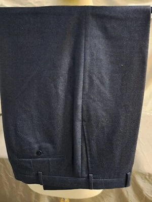 Zanella Blue Grey 100% Wool Size 42 Pants - Image 1 of 3