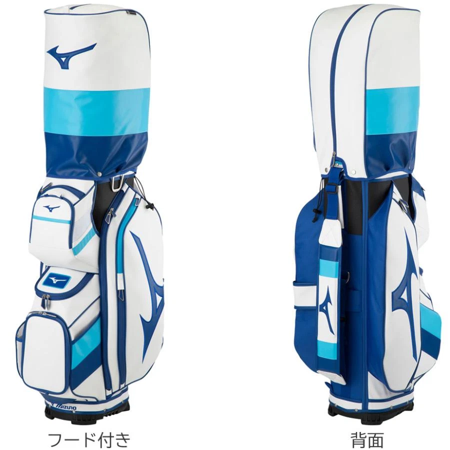 Mizuno Golf Caddy Bag Tour Cart Western Cart Style White/Blue 5LJC2223