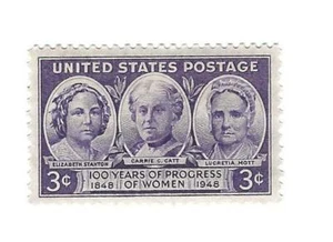 BRIEFMARKEN US SCOTT 959 "E. Stanton, C. Catt & L. Mott" 1948 postfrisch 3 cent - Bild 1 von 1