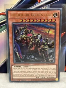 YuGiOh! - Eldlich The Golden Lord  1st Edition Ultra Rare RA01-EN019 - Picture 1 of 7