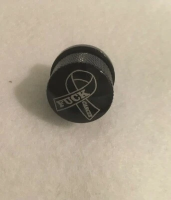 CINTA DE CÁNCER DE ALIENTO CON PERNO DE ASIENTO F U CANCER HARLEY DAVIDSON ROAD KING BAGGER Foto 1 de 2