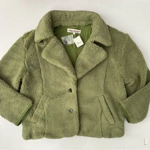 Free People Women’s Joplin Cozy Jacket Size L Green - Picture 1 of 16