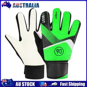 Goal Keeper Gloves Anti-Slip Soccer Goalie Gloves for Kids Adults (Green 5) - Picture 1 of 9