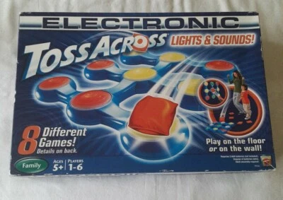2009 Mattel Electronic TossAcross® Lights & Sounds 8 Different Games Ages 5+  - Image 1 of 4
