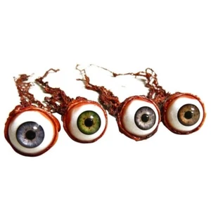 Random Color Latex Fake Eyeballs Eye Ball Glowing Prop Trick Party Decoration - Picture 1 of 7