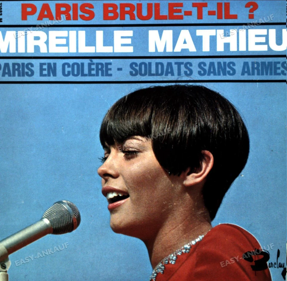 Mireille Mathieu - Paris Brule-T-Il ? 7" (VG+/VG+) ' - Image 1 of 1