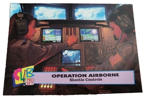 1992 Club Pro Set Operation Airborne Shuttle Controls #9 Trading Card (G8 - Picture 1 of 2