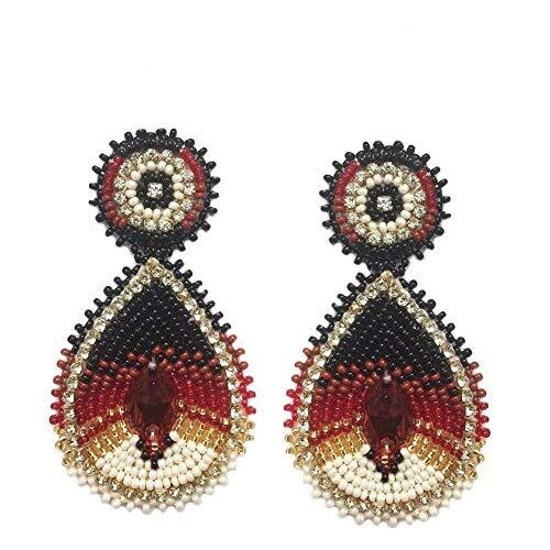 NEW NATIVE STYLE SEED BEADED HANDMADE FASHION HOOK EARRINGS E-4-81 - Foto 8