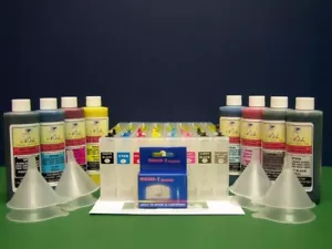 Sistema de recarga de tinta de búho de tinta 250 ml para EPSON Stylus Pro 4800 con restablecedor de chip - Imagen 1 de 1