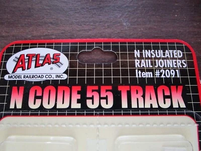 Carpinterías de riel aisladas ATLAS escala N #2091, código 55, paquete (24) Foto 1 de 2