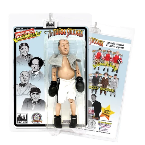 The Three Stooges 8 Inch Action Figures Series: Boxing Curly Cover