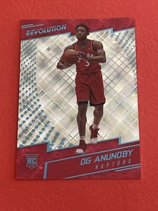 2017-18 Panini Revolution OG Anunoby Cosmic Parallel RC #044/100 RAPTORS