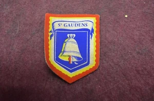 ANCIEN ÉCUSSON BISCOTTE GRECOIRE BLASON RÉGION HAUTE VILLE ST SAINT GAUDENS CPA - Imagen 1 de 1
