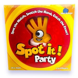 Blue Orange Spot It! Party Game~Spot the Match~Snatch the Hand~Catch the Fever