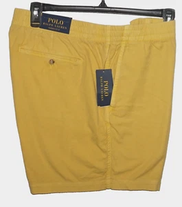 Pantalones Cortos Polo Ralph Lauren Para Hombre XXL Calce Clásico 38W Cintura Elástica Amarillo Nuevos con Etiquetas - Imagen 1 de 4