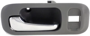 Manija de puerta interior delantera izquierda gris y cromada (Dorman# 82216) - Imagen 1 de 3