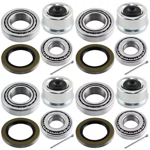 Trailer Hub Wheel Bearing Kits 25580 14125A Seal 2.250''5200-7000lb Axles H07 PA - Picture 1 of 5
