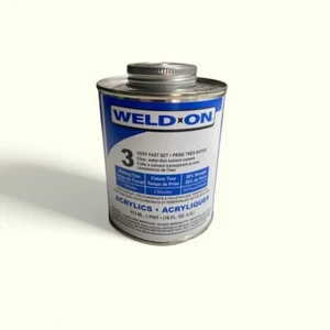 SCIGRIP Weld-On #3 Acrylic/Perspex Cement Glue 473ml Water-Thin - Fast Setting - Picture 1 of 5