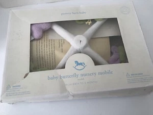 Pottery Barn Kids Purple & Green Lavender Butterfly Nursery Crib Mobile - Picture 1 of 10