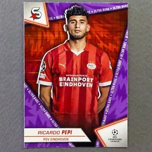 Topps Superstars UCL 2023/24 - Ricardo Pepi Ultra Rare 15/99 PSV Eindhoven - Foto 1 di 2
