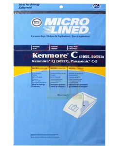 Kenmore Kanister C & Q, 5055, 50557, 50558, Panasonic C5 Staubsaugerbeutel---102 Beutel  - Bild 1 von 1
