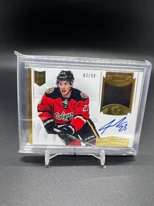 2013-14 Dominion Patches Autographs #APSMO Sean Monahan /99 Rookie RC AU - Picture 1 of 2