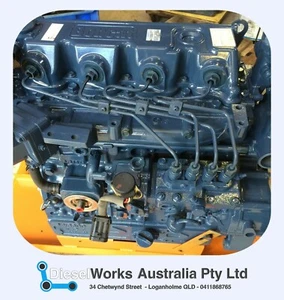 Kubota V3300 Reconditioned Diesel Engine Long motor with injection pump etc - Picture 1 of 2